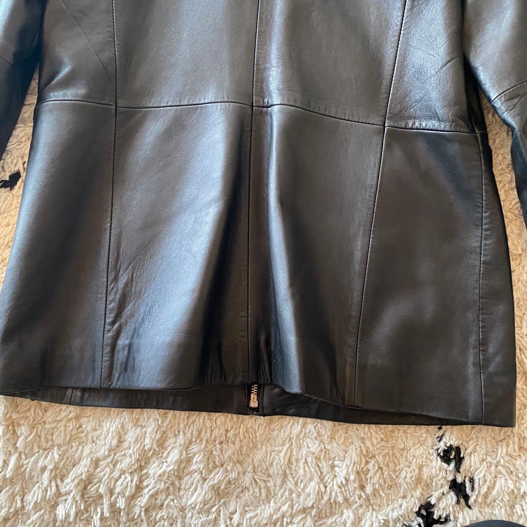 BROOKS BROTHERS シープスキン　レザーコート　size:M