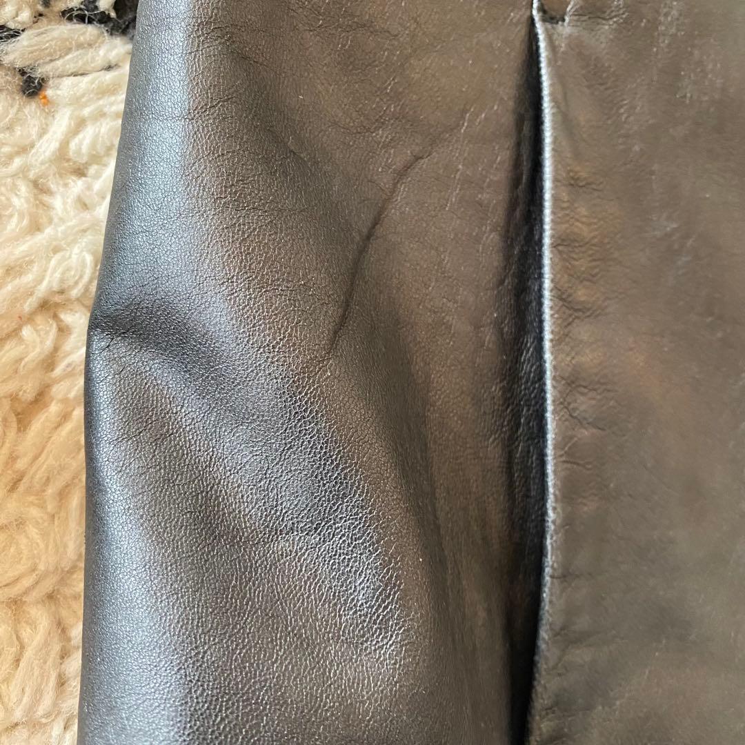 BROOKS BROTHERS シープスキン　レザーコート　size:M