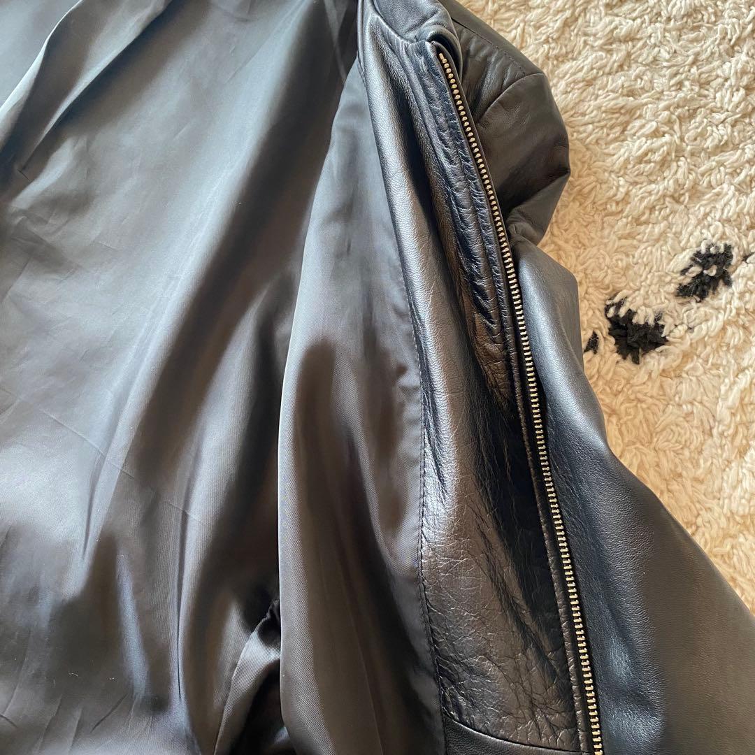 BROOKS BROTHERS シープスキン　レザーコート　size:M