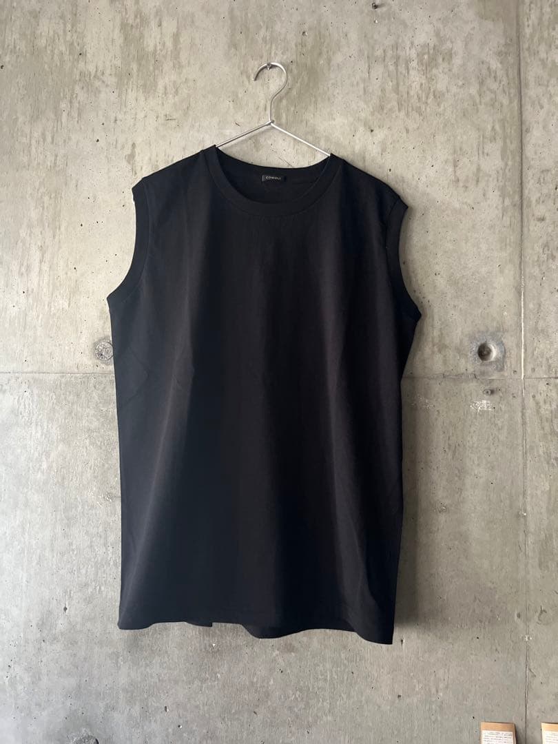 新品未使用 COMOLI 25ss コットンジャージノースリーブ SIZE2