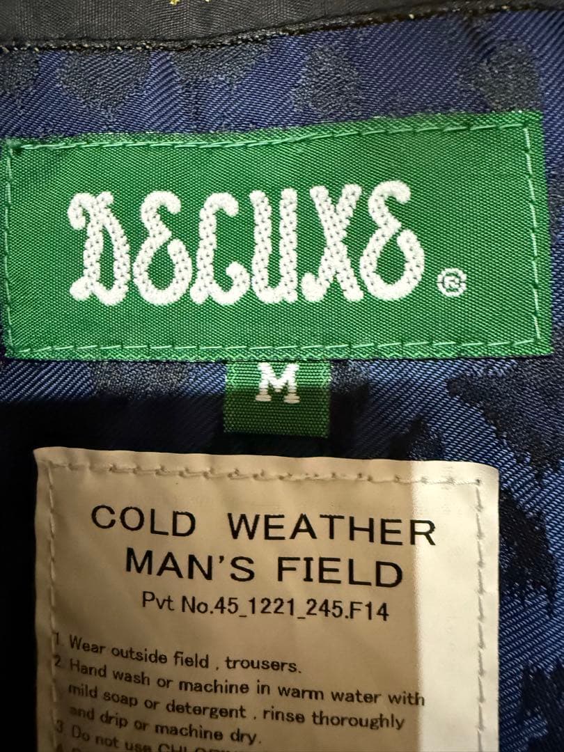 ショット× デラックスク MA-1 中綿フライトジャケット M ブラック