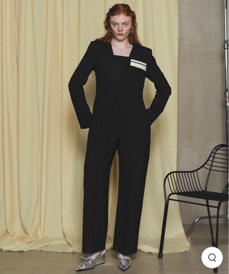 トップス MAISON SPECIAL Collarless Jacket Rompers