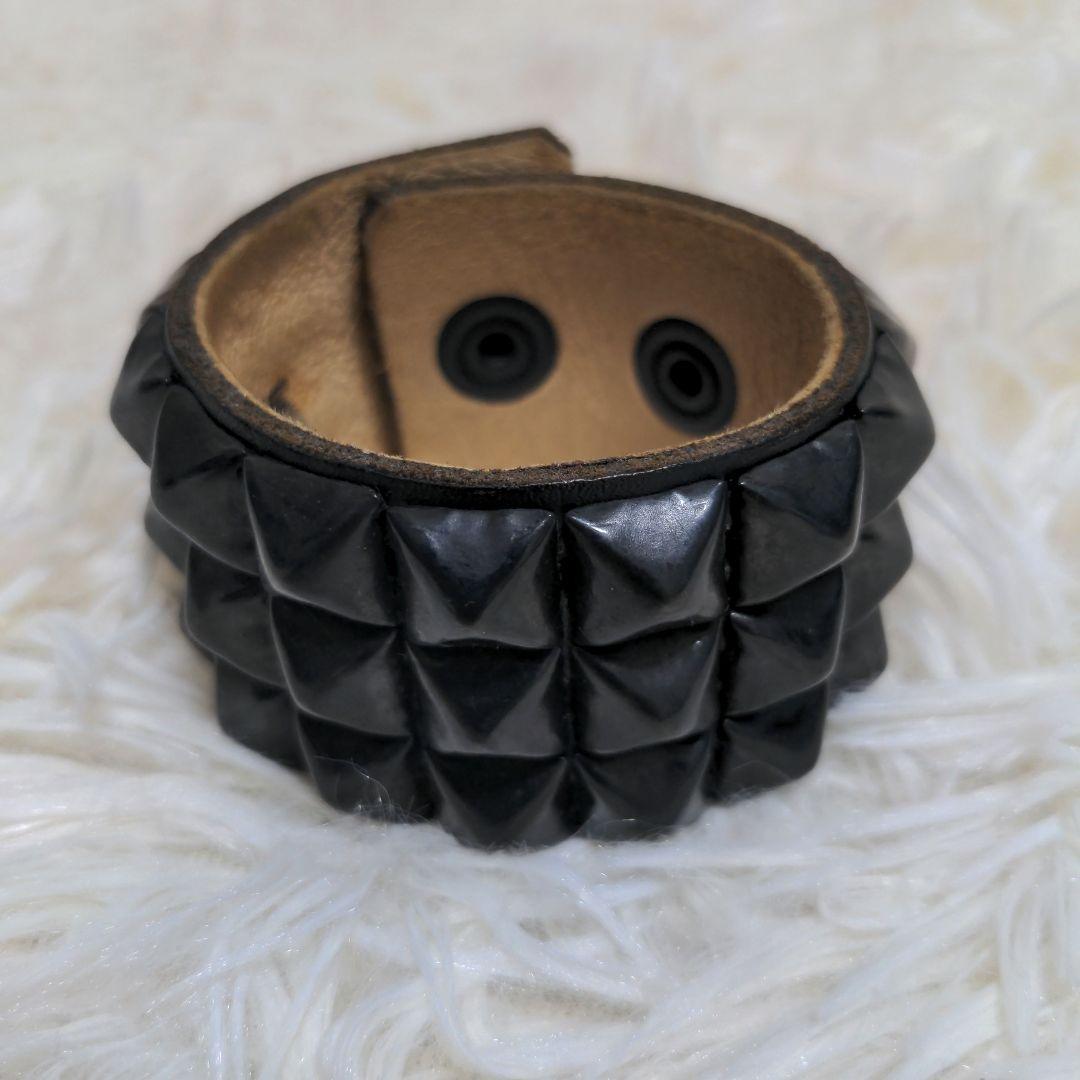 NUMBER(N)INE WENDY'S ブレスレット 3連 スタッズ 黒