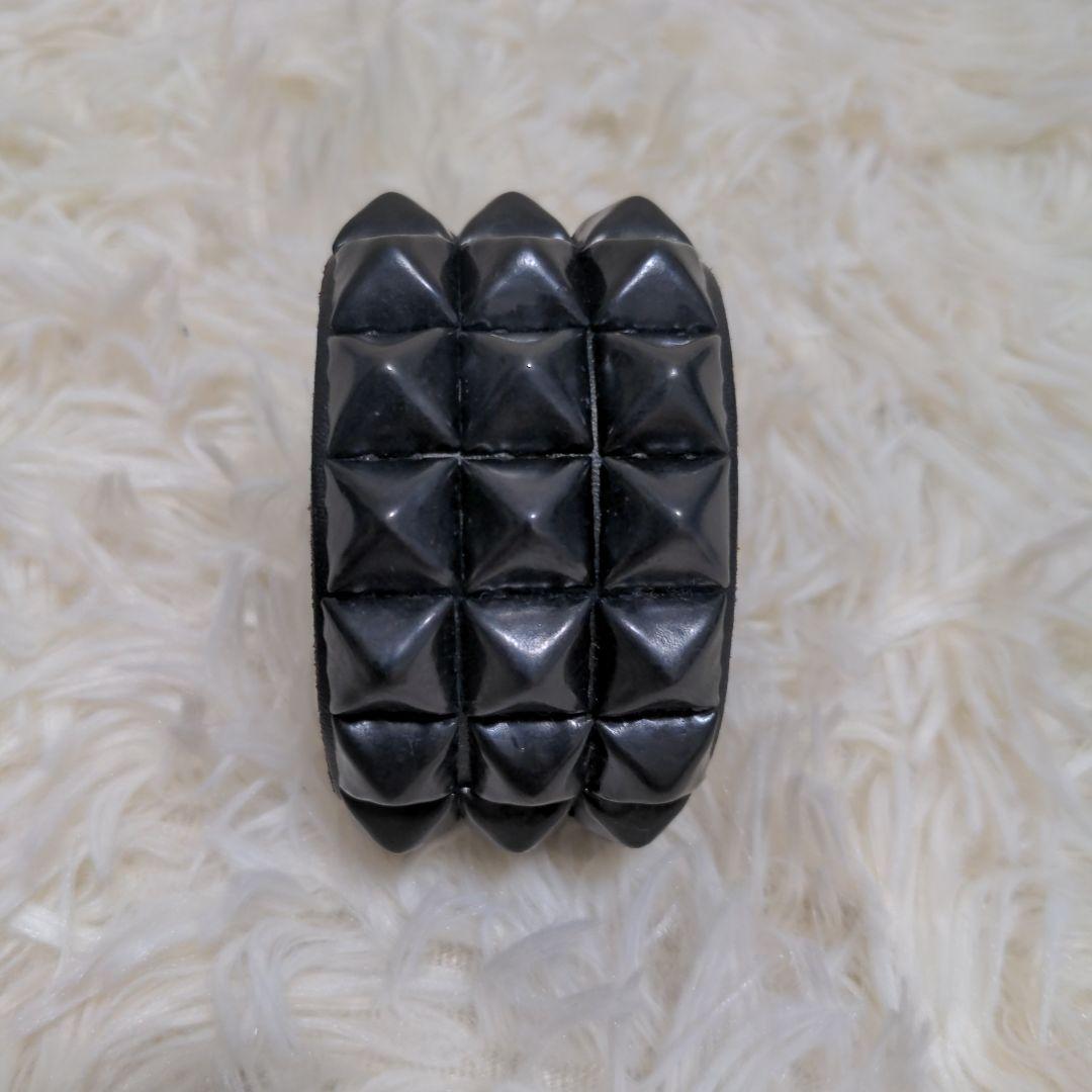 NUMBER(N)INE WENDY'S ブレスレット 3連 スタッズ 黒