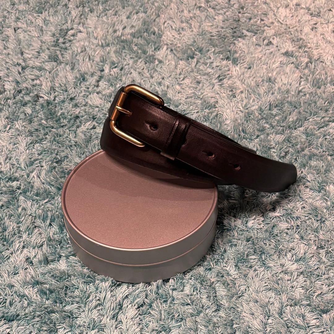 RAINMAKER KYOTO レザーベルト 真鍮バックル 日本製