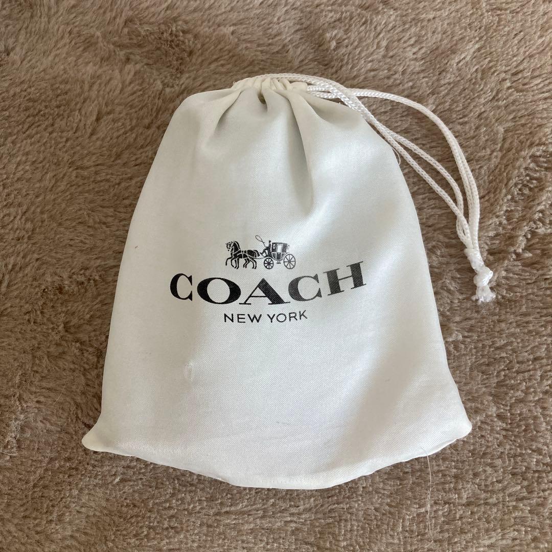 【美品】COACH コーチ 二つ折り財布 ライトブルー コンパクト
