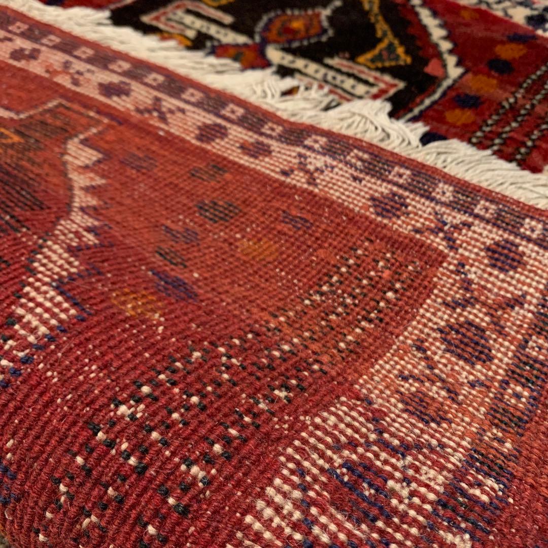 イラン　ヴィンテージラグ　ペルシャ絨毯　ウール