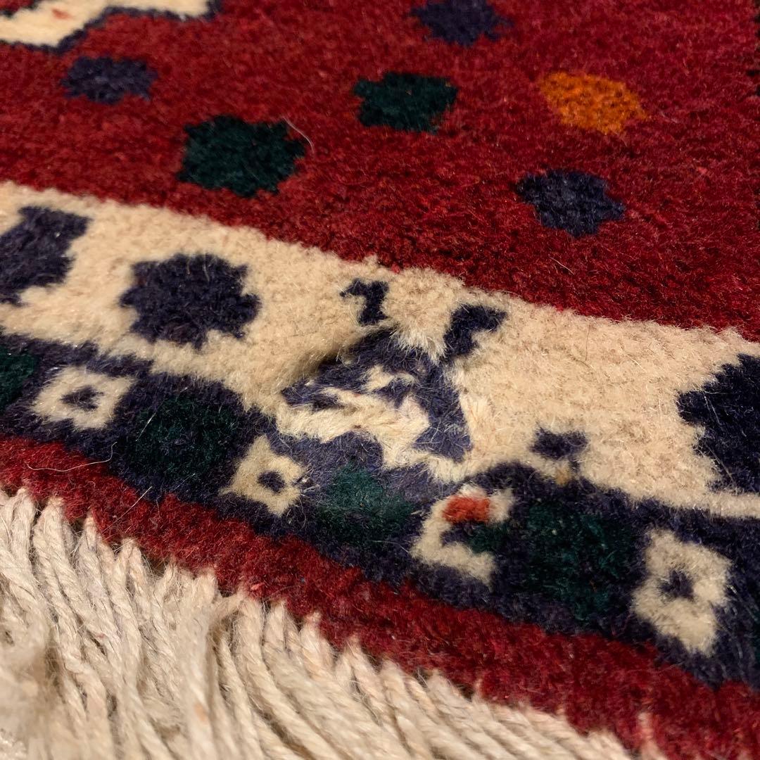 イラン　ヴィンテージラグ　ペルシャ絨毯　ウール