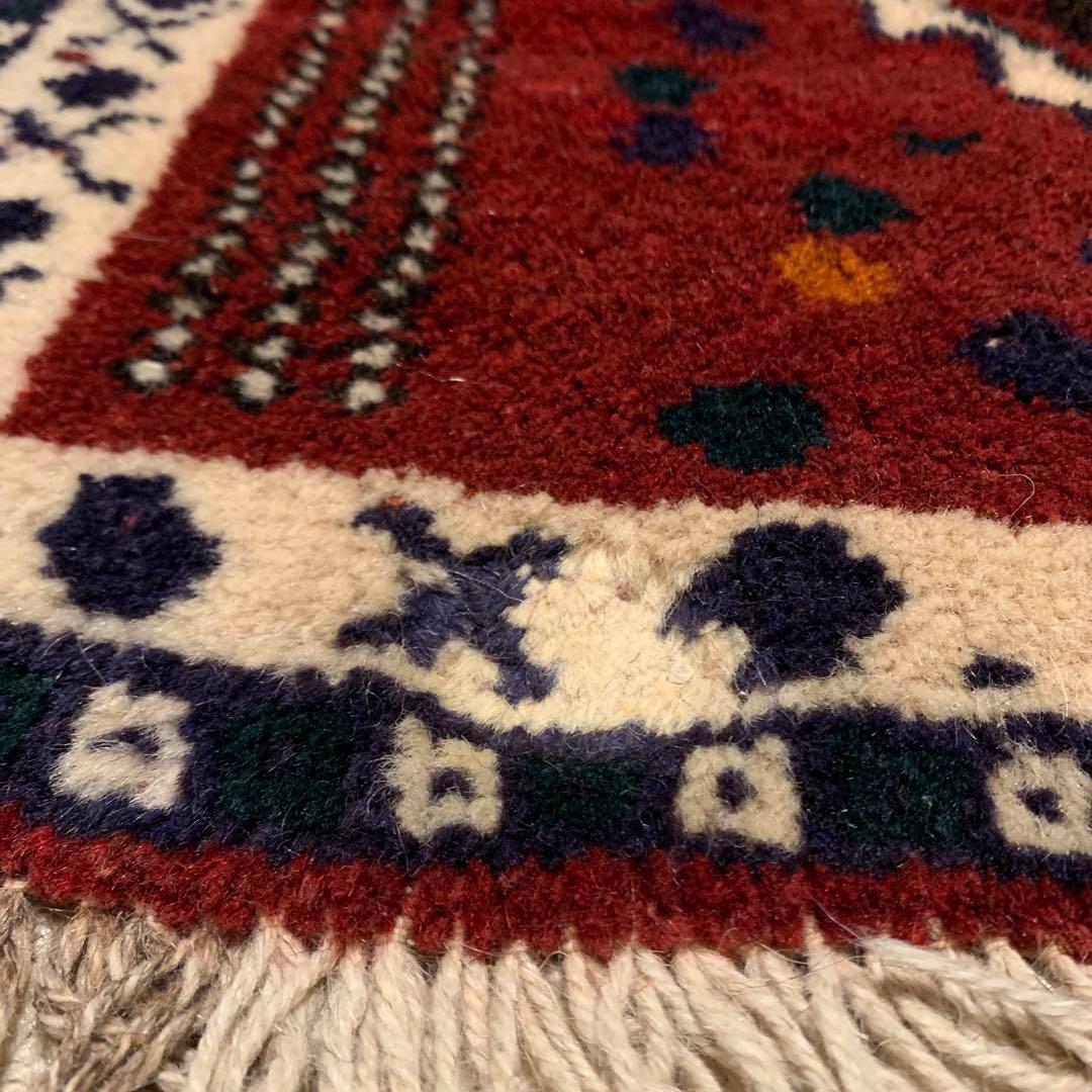 イラン　ヴィンテージラグ　ペルシャ絨毯　ウール