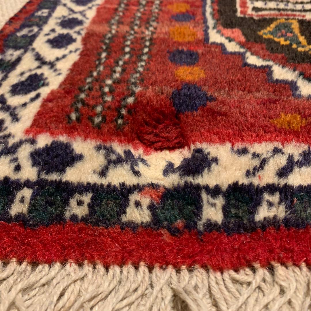 イラン　ヴィンテージラグ　ペルシャ絨毯　ウール