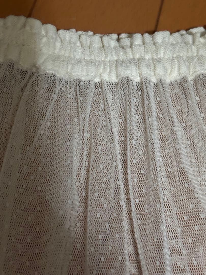 ピンクハウス♡紫陽花チュールレース付きスカート