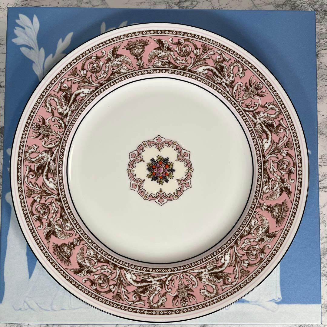 ウェッジウッド フロレンティーンピンク 27cm丸皿 大皿