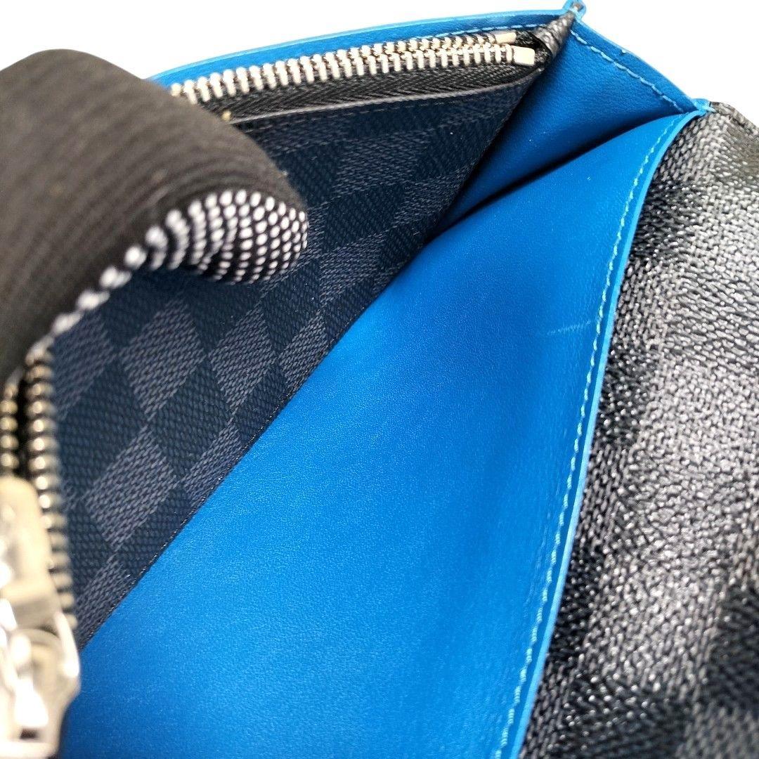 ☆極美品☆ ダミエ グラフィット ブラザ ストライプ ブルー ルイヴィトン