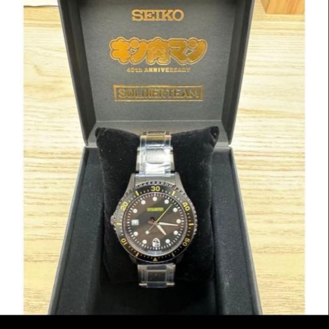 み*ん様 【1/31】キン肉マン40周年記念モデル腕時計SEIKO　ソルジャーチ