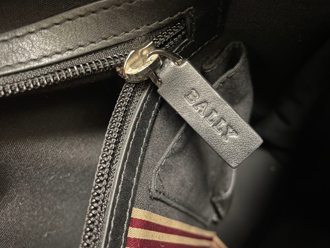 【美品】BALLY 【レザー 2way トートバッグ】ブラック