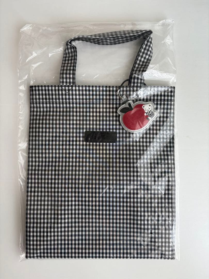 未開封　ファミリア ギンガムチェック　トートバッグ