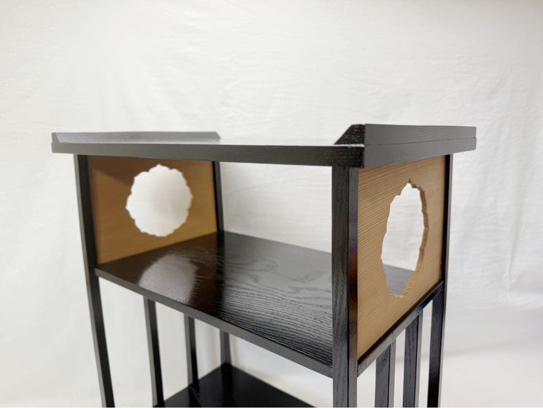 ほぼ未使用 茶道具 醒心庵 醒心好 八柱棚 煎茶道具 茶の湯道具 飾棚 茶棚共箱