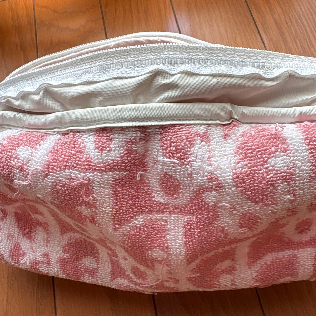 Dior ピンクタオル地ポーチ／正規品