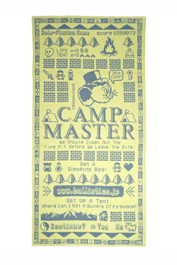 アウトドア寝具 JM BLANKET - LIGHT GREEN x GREEN