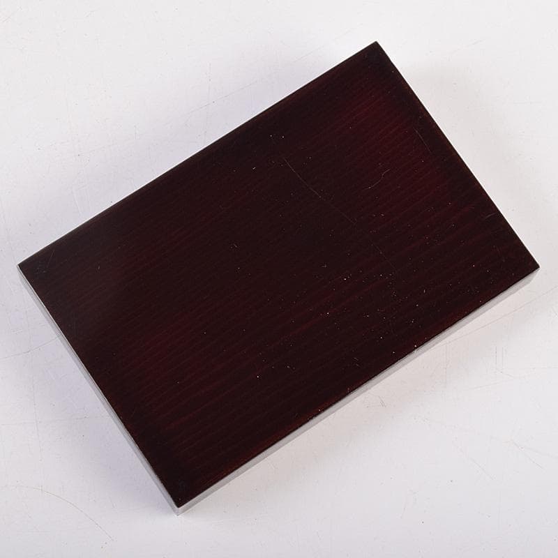 茶道具　熊谷秀穂作　惺斉好　和楽器蒔絵　歌書形香合　共箱　V　R9009