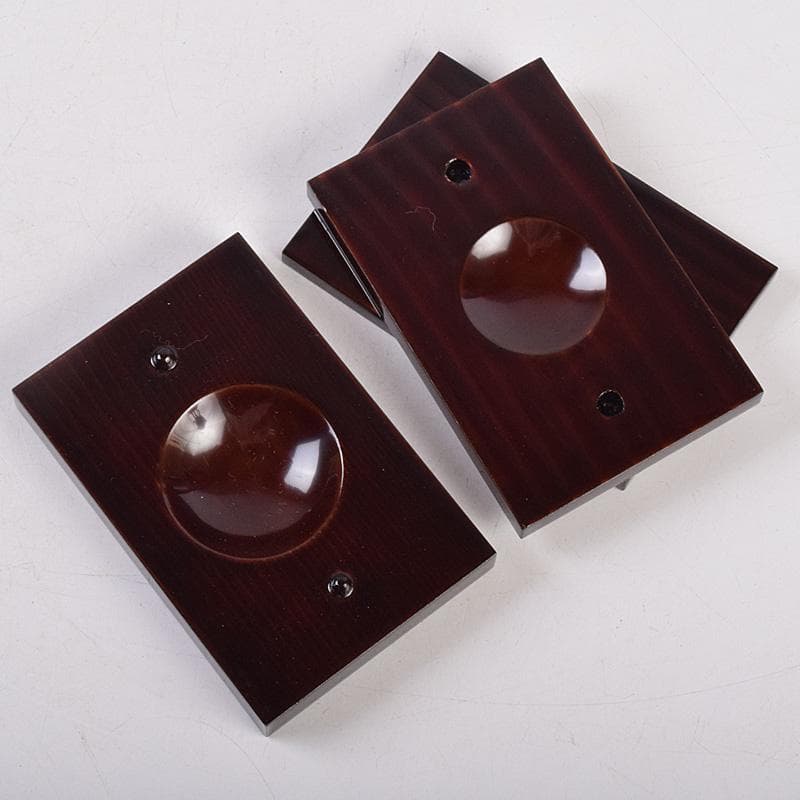 茶道具　熊谷秀穂作　惺斉好　和楽器蒔絵　歌書形香合　共箱　V　R9009