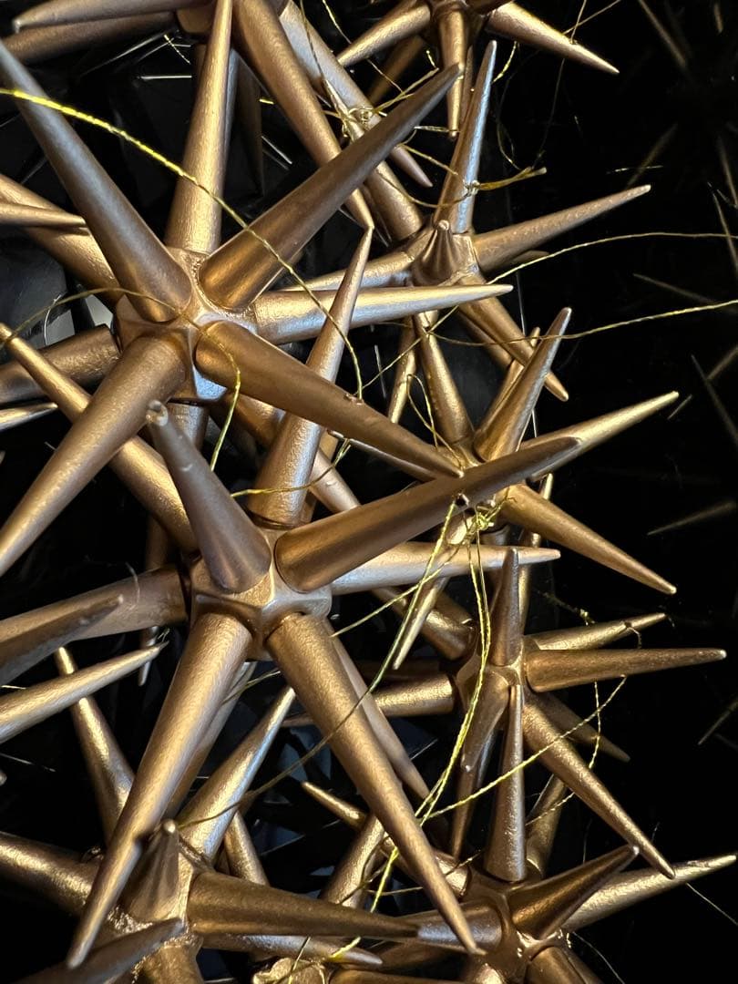 ベツレヘムの星 ゴールド星型クリスマス装飾 オーナメント18個セット