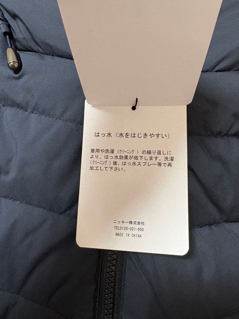 FILA GOLF フード付きダウンジャケット M ネイビー　新品未使用