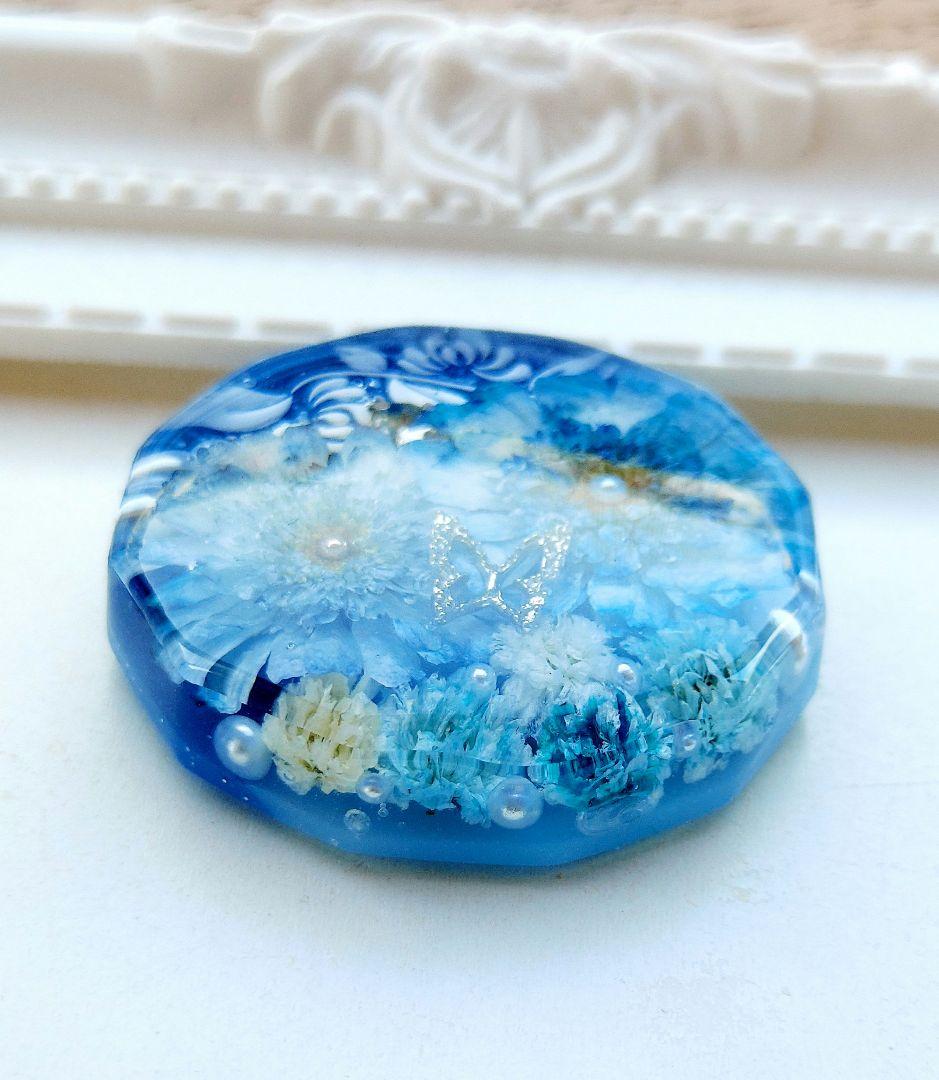 【1627】レジン　マトリカリア　ヘアゴム　ポニーフック　ブロ―チ　ハンドメイド