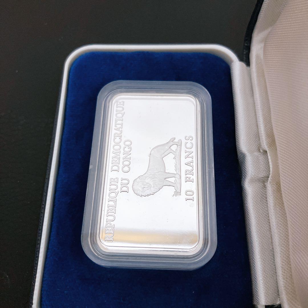 9SAM8 コンゴ民主共和国 10フラン イリュージョンラヴィアンローズ