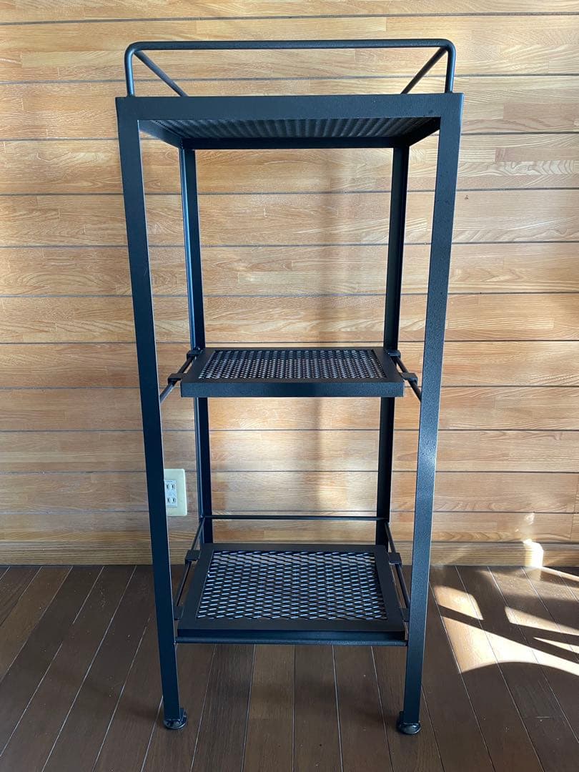 3段棚アイアン家具　アイアンラック　植物棚　　コレクション棚　多目的棚