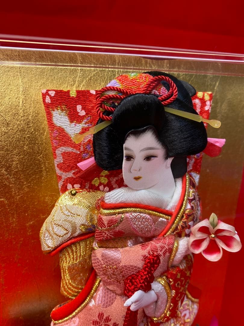 東京久月　羽子板壁掛けアクリルケース・コンパクト間口約１９×奥行約８×高約２６㎝