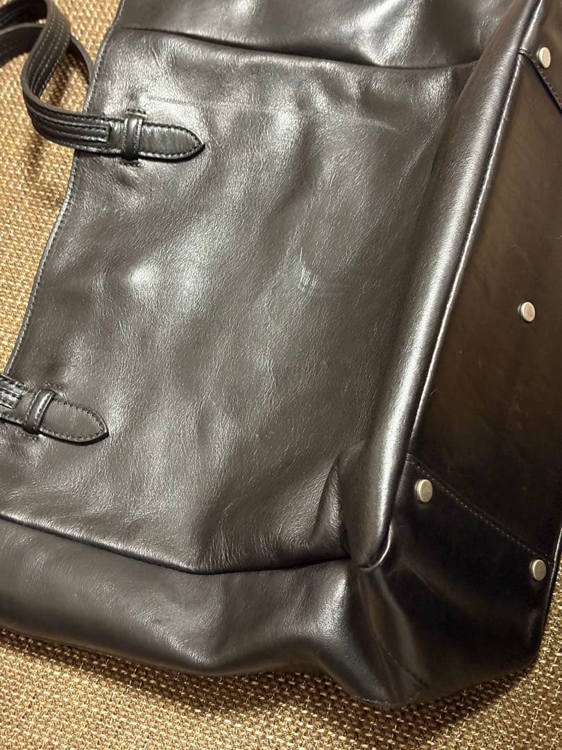 HERGOPOCH　 グレイズドレザー　トートバッグ ビジネス