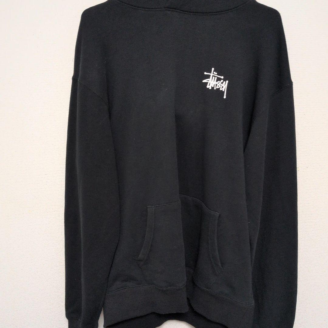 Stussy ブラック パーカー M