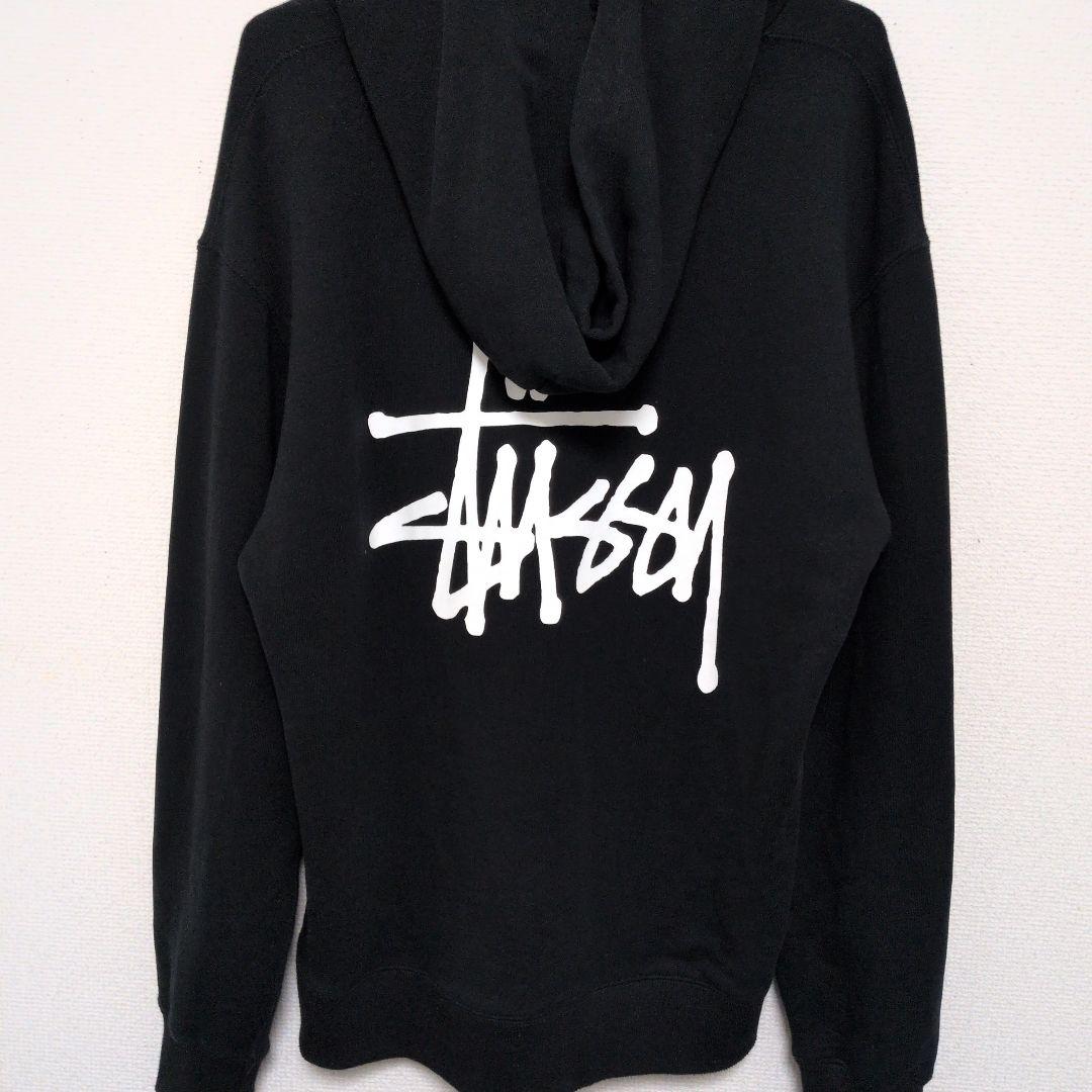 Stussy ブラック パーカー M