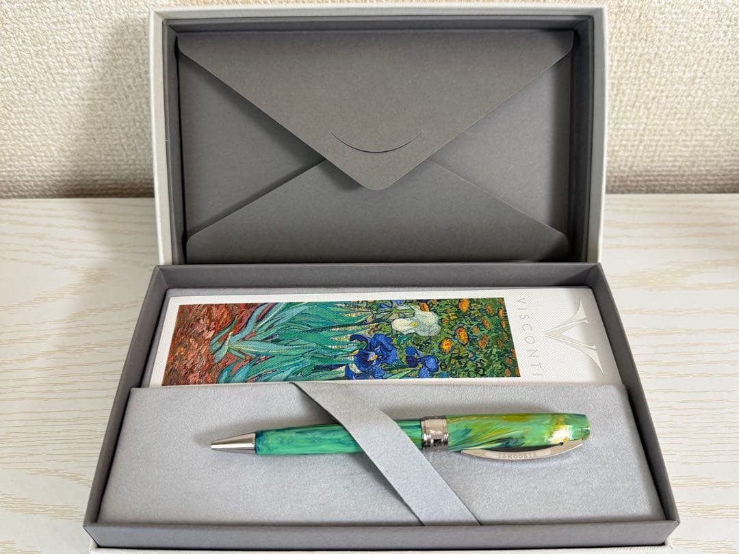 VISCONTI ボールペン ヴァンゴッホ　アイリス ライトグリーン　新品未使用