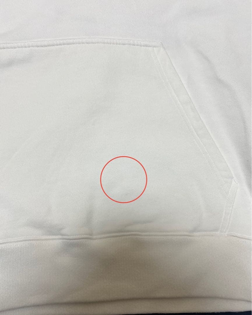 【nao1120】OFF-WHITEペイント スプラット アローフーディー