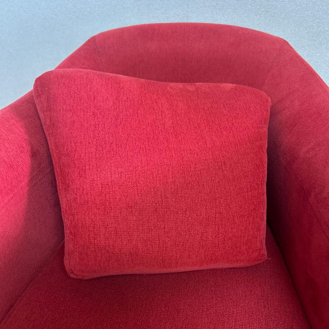 【極美品】IDEE ミニミラー　アームチェア　ソファ　クッション付き