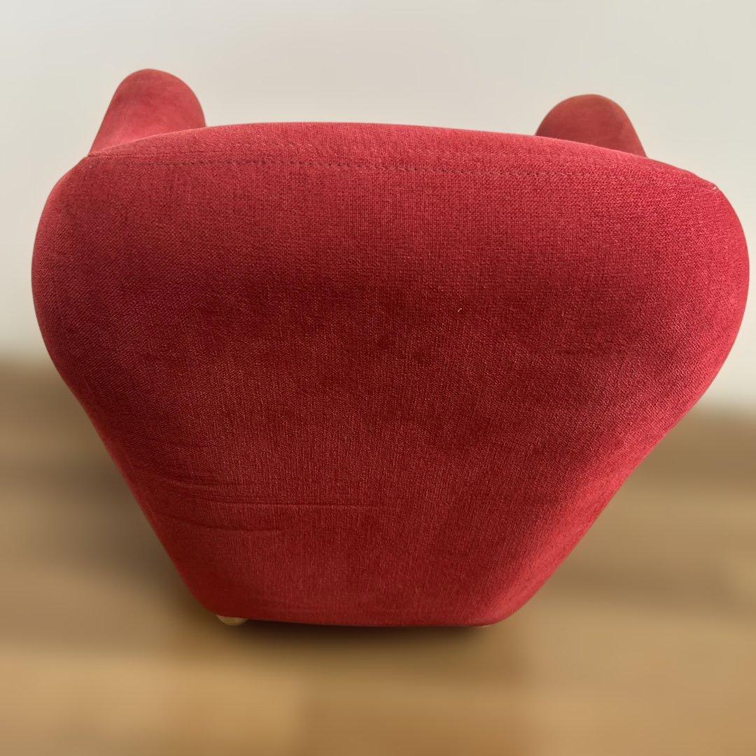 【極美品】IDEE ミニミラー　アームチェア　ソファ　クッション付き