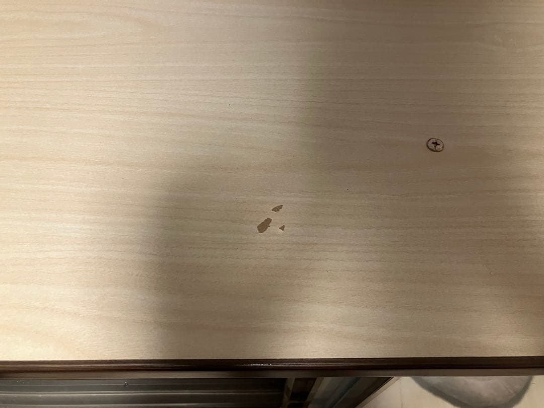 ニトリ　キッチンボード　アルミナ2 140 ダークボード