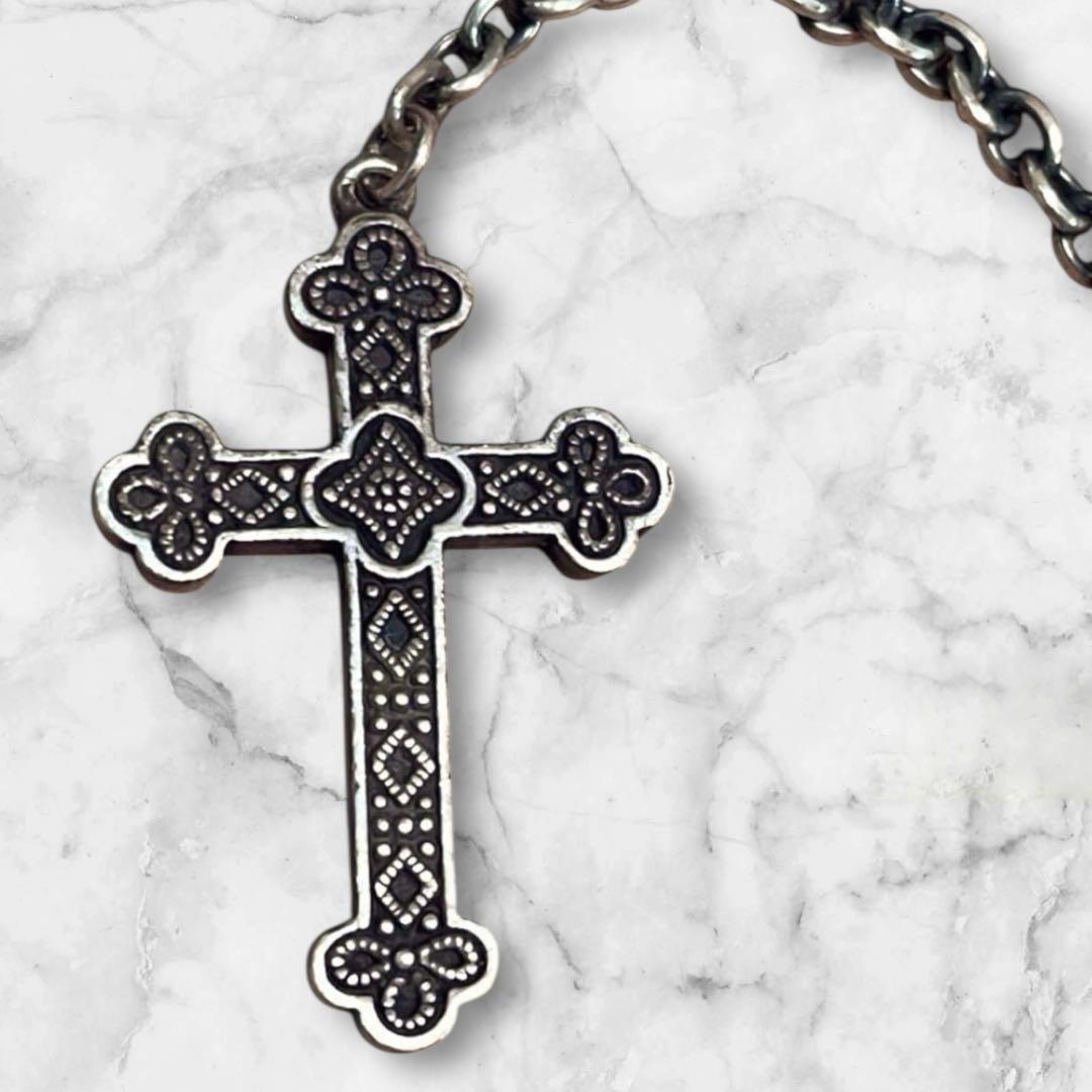 RUDE GALLERY CHAOS DESIGN クロスネックレス　ロゴマーク