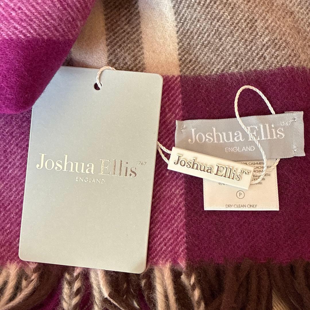 【新品】Joshua Ellis カシミヤ混　ウールマフラー