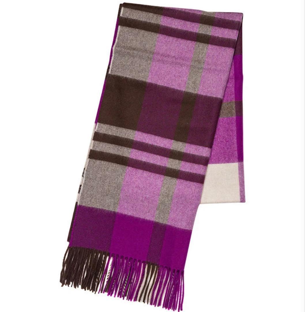 【新品】Joshua Ellis カシミヤ混　ウールマフラー