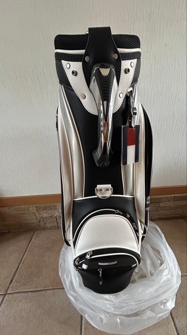   ゴルフバッグ ブラック/ホワイト