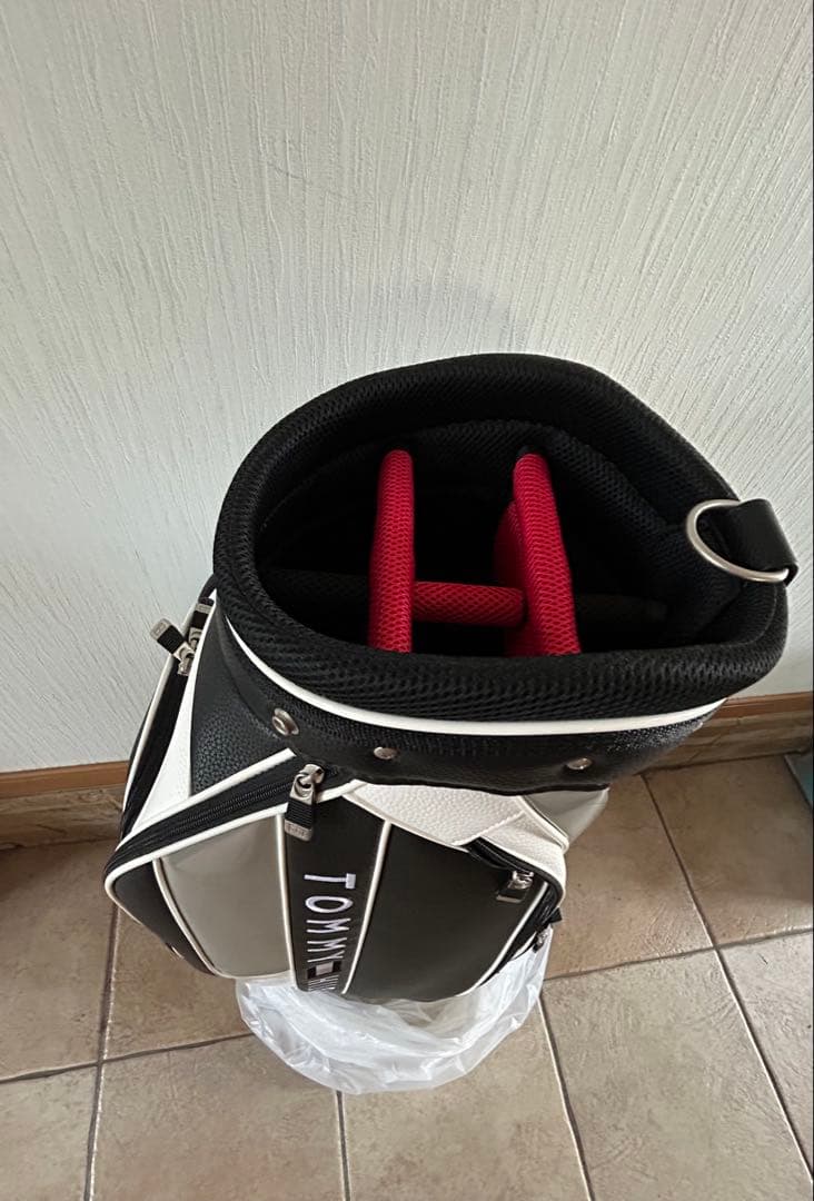   ゴルフバッグ ブラック/ホワイト