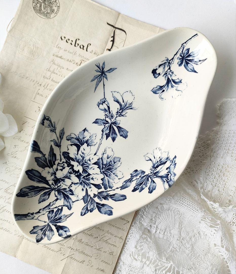 希少　美品　リュネビル　アザレア　ラヴィエ　フランスアンティーク