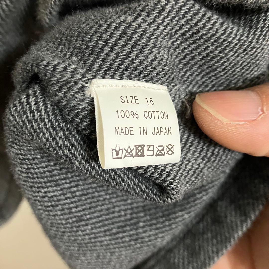 reddish brown コットンシャツ