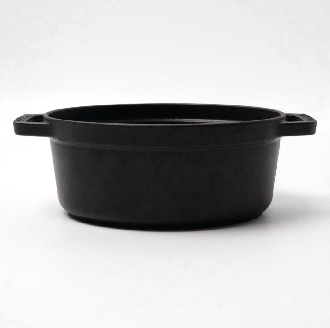 【美品】ストウブ staub ピギー ココット 17cm ブラック