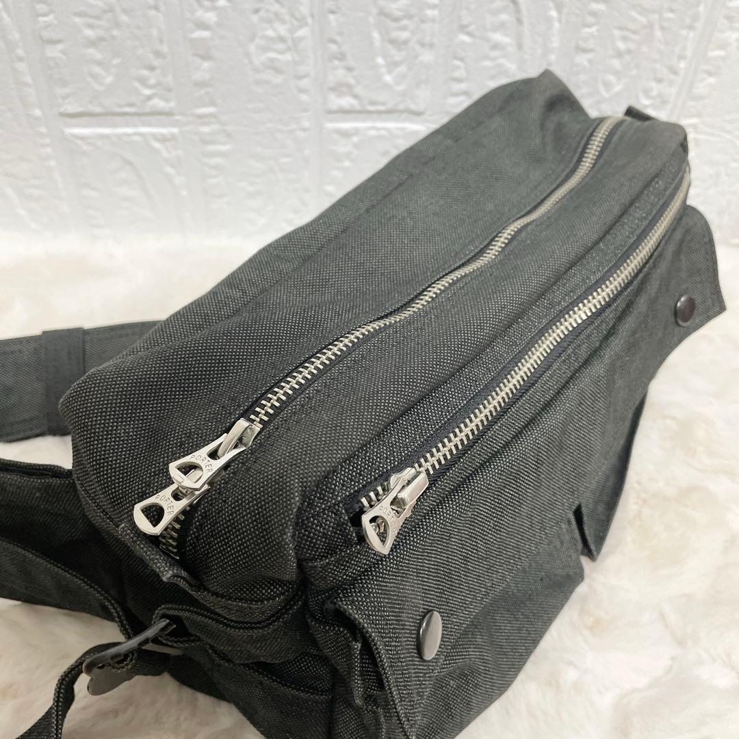 美品✨ PORTER ポーター 吉田カバン　スモーキー ボディバッグ グレー