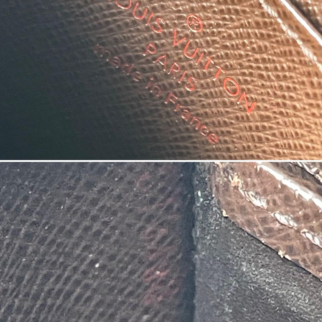 ルイヴィトン ダミエ ケース コンパクト財布 ジッピー　 N63070