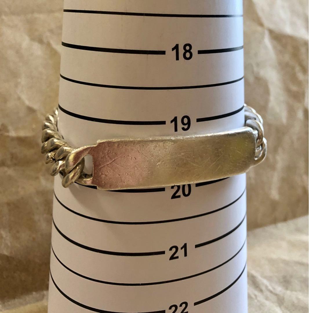 メキシコ製 old vintage 925 IDブレスレット